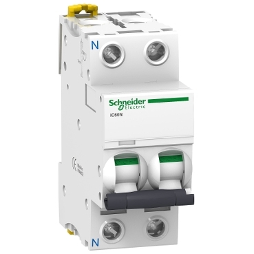 Foto artículo Interruptor automático magnetotérmico iC60N 1P+N 10A curva-C (150x150)