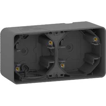 Foto artículo  Caja doble superficie horizontal gris Mureva Eunea (150x150)