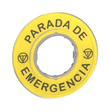 Foto artículo Etiqueta Parada De Emergencia 3d (150x150)