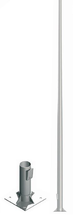 Foto artículo Columna 4mts Ø60 3mm Am-10 (verbaco0039) (51.240875912409x150)