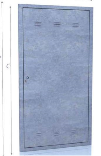 Foto artículo Puerta Chapa 120x70 con ventilacion (97,297297297297x150)