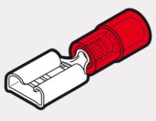 Foto artículo Rf-f608 Terminal faston hembra rojo 6,3 0,25-1,5mm (192x148.86343612335)