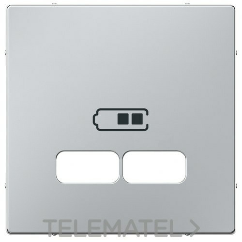 Foto artículo Tapa cargador USB 2,1A elegance Aluminio (150x150)