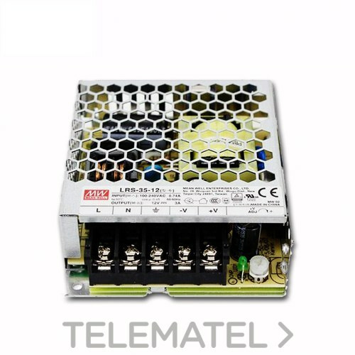 Foto artículo LRS-35-12 Alimentador Tira Led 12v 35w Mean Well  (150x150)