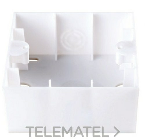 Foto artículo Caja superficie para marco simple, blanco  (155.27950310559x150)