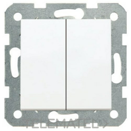 Foto artículo Conmutador doble 1P 10A 250V, bornas de conexión rápida, bla (150.90543259557x150)