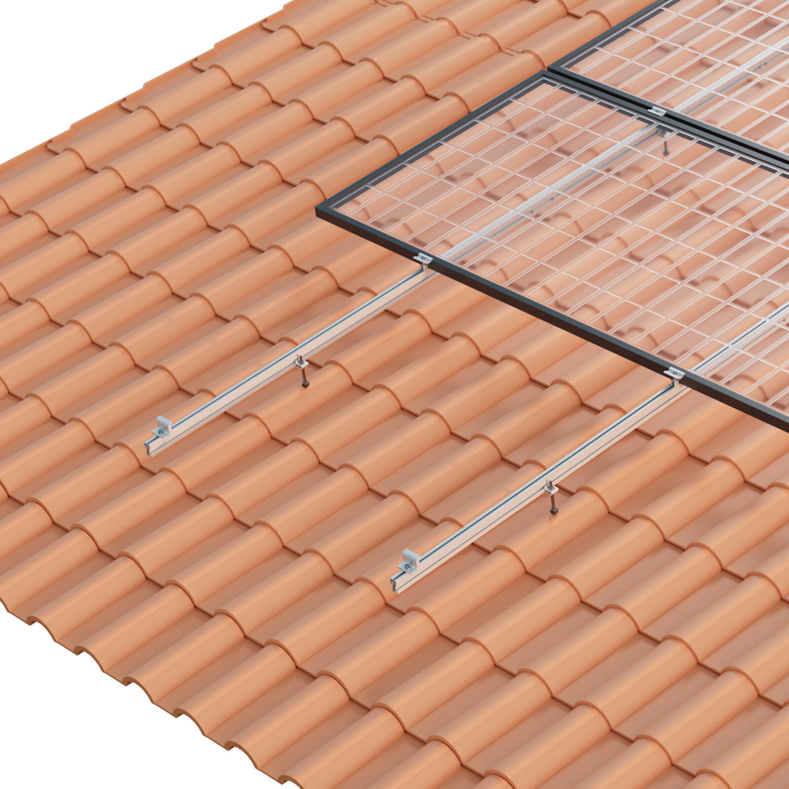 Foto artículo Soporte coplanar atornillado para cubierta teja [1x6] (150x150)